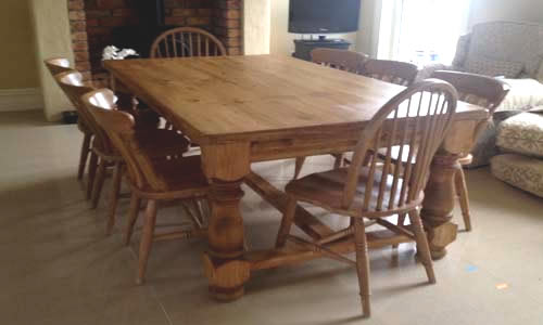 Rustic Waxed Premier Refectory Table
